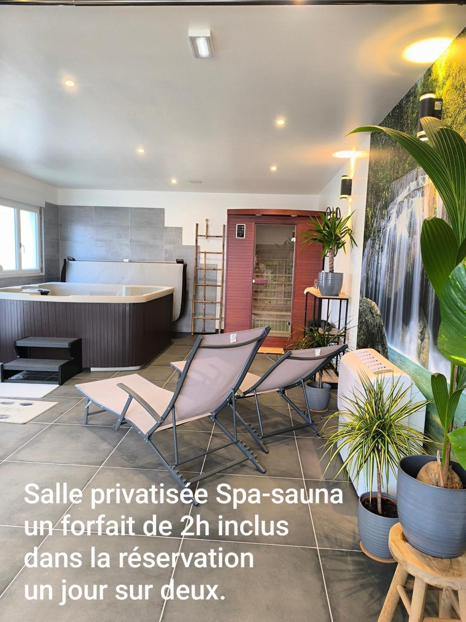 Gite Bonheur Et Charme Spa-Sauna Forfait 2H Inclus Кинцхайм Екстериор снимка