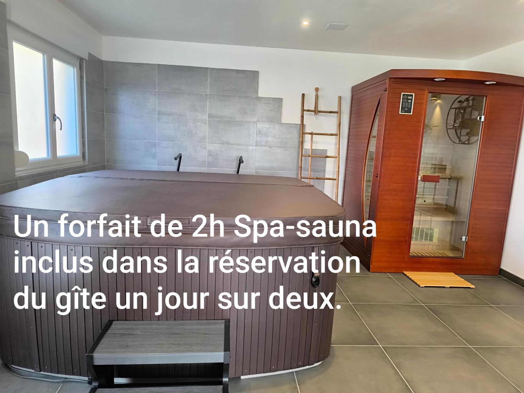 Gite Bonheur Et Charme Spa-Sauna Forfait 2H Inclus Кинцхайм Екстериор снимка